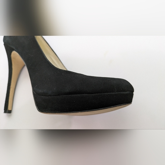 Michael Michael Kors York Suede Pumps Women’s Size 10M Black Stiletto High Heels - Picture 7 of 8